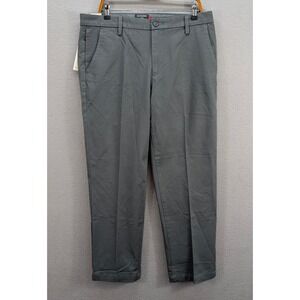 Dockers Workday Khaki Pants Men's 34x29 Gray Straight Fit Smart 360 Flex NWT